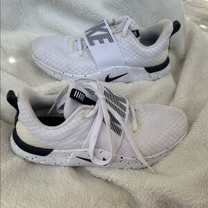 Nike White and Black Athletic Shoes